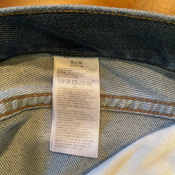 Banana Republic Slim Travel Jeans Straight Cut 30x32 - Picture 4 of 5